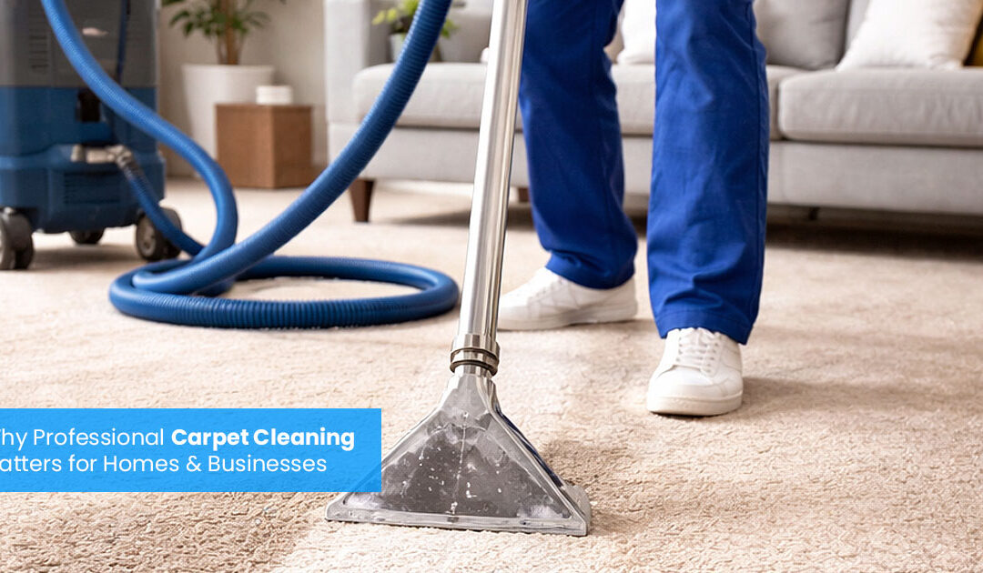 Clean Carpets, Healthier Spaces: Why Professional Carpet Cleaning Matters for Homes & Businesses